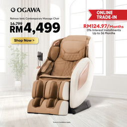 [Trade-In] [NEW Arrival] Ogawa RetreaX Ionic Contemporary Massage Chair [Deposit RM200 Only] [Free Shipping WM]*
